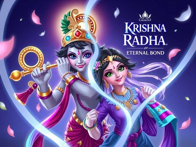 Krishna Radha Eternal Bond Game Art